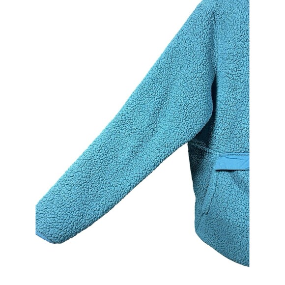 Under Armour Blue Sherpa Fleece Half Zip Jacket Men’s M Warm Outdoor - Picture 6 of 11